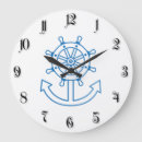 Search for ships wheel clocks Anchor