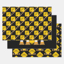 Search for traffic sign wrapping paper Warning