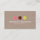 Search for macaron business cards Bakery