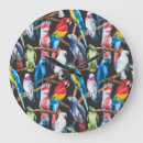 Recherche de perroquet tropical horloges Aquarelle