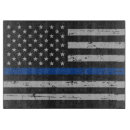 Recherche de police planches à découper Ligne bleue mince