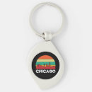 Search for colourful city keychains Chicago