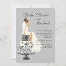 Search for brunette bride invitations Bridal