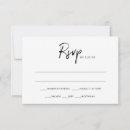 Search for response wedding invitations Black and white