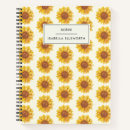 Search for sunflower notebooks Watercolor