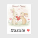 Search for valentine animal stickers Watercolor