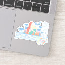 Search for retro mermaid stickers Ariel