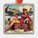Search for vintage airplane ornaments Flight