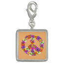 Search for floral charms yellow