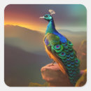 Search for beautiful peacock stickers Blue