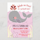 Search for nautical girl 1st birthday invitations Pink