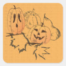 Search for vintage halloween stickers Thanksgiving