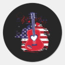 Search for american flag guitar stickers Red white and blue