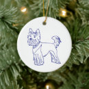 Search for yorkshire terrier ornaments Blue