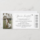 Search for airplane ticket wedding invitations Qr code