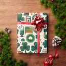 Search for flag of ireland wrapping paper Shamrock