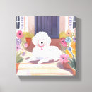 Search for poodle canvas prints Flowers