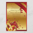 Recherche de anneau rouge invitations Moderne