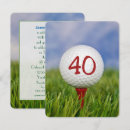 Search for golf 40th birthday invitations Party