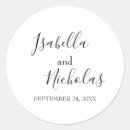 Search for neutral wedding stickers Black and white