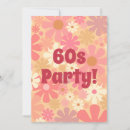 Search for 60s party invitations Retro