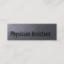 Search for physician assistant business cards Healthcare