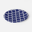 Recherche de navy blue paper plates Élégant