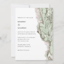 Search for green marble invitations Minimalist