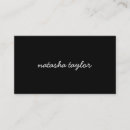 Search for contact business cards Black