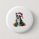 Recherche de noël de terrier badges Chiot