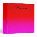 Search for scarlet binders Red