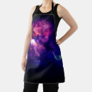 Search for colourful stars aprons Night sky