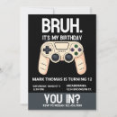 Search for teen gamer invitations Bruh