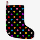 Search for polka dot christmas stockings Colourful