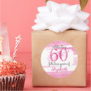 Search for 60 and fabulous stickers Pink