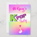Recherche de coréen invitations K pop