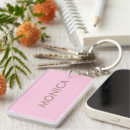 Search for plain pink keychains Minimalist