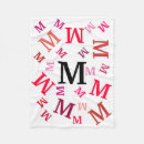 Search for letter blankets Initials