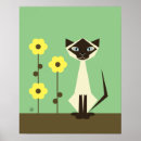 Recherche de de chat siamois posters Floral