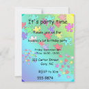 Search for multicolors 4x5 invitations Multicolored