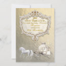 Recherche de carriage invitations Cinderella