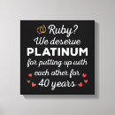 Search for 40th wedding anniversary art Couple