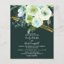 Recherche de elegant watercolor floral wedding invitations Budget