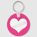 Search for heart template keychains Pink