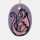 Search for dragon oval ornaments Cute