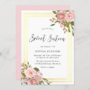Search for flower border invitations Floral