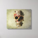 Search for skull canvas prints Floral