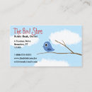 Recherche de oiseau bleu cartes visite Pour tous