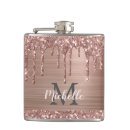 Search for rose gold flasks Monogrammed