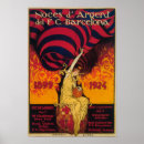 Search for vintage soccer posters Barcelona